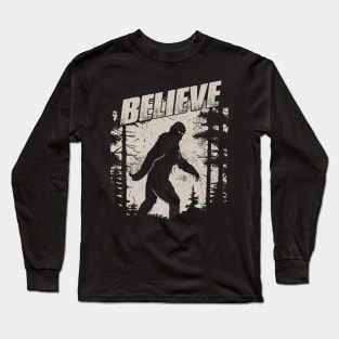 Sasquatch Believe Long Sleeve T-Shirt